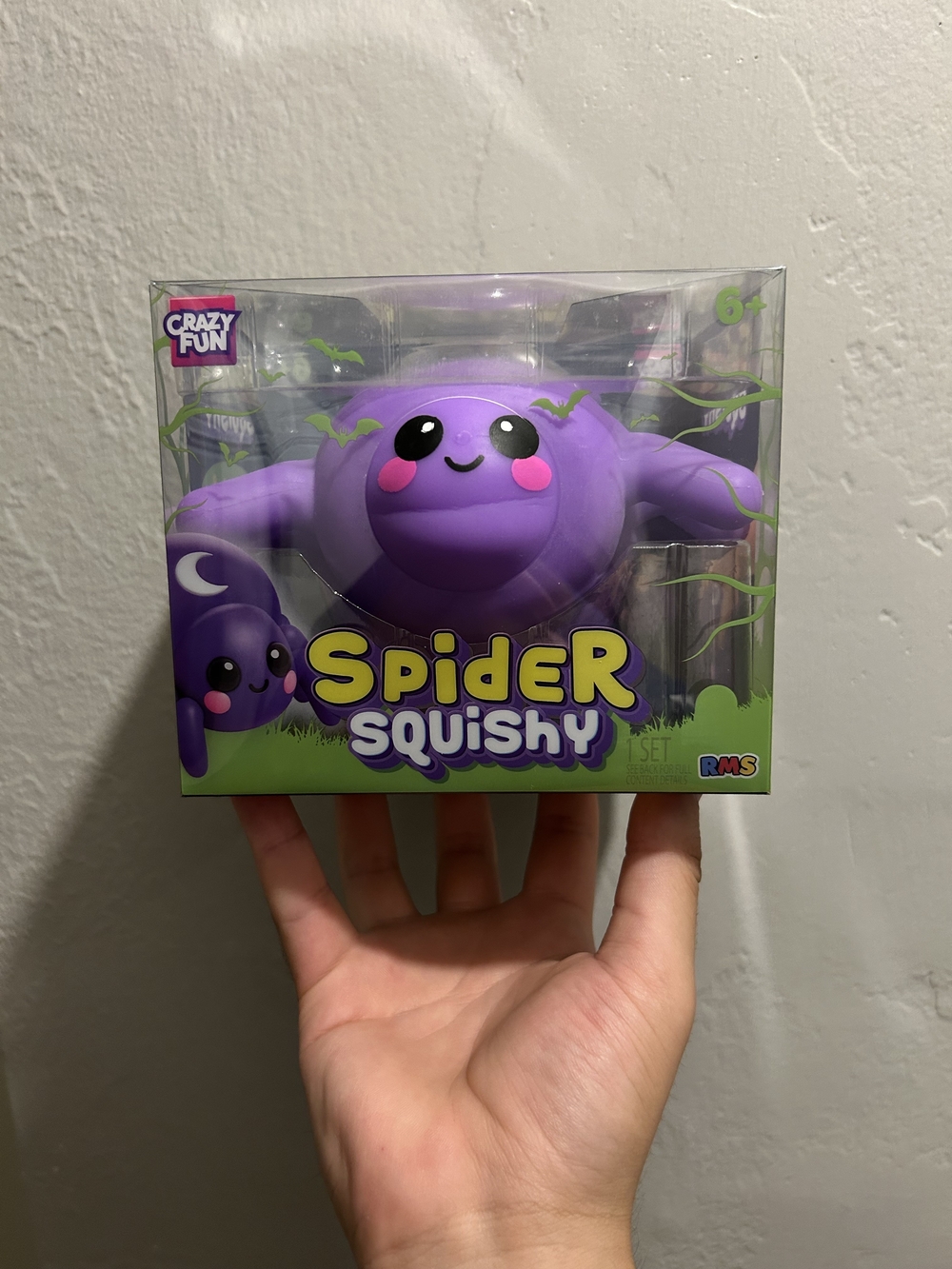 Purple Spider Squishy Sensory Toy